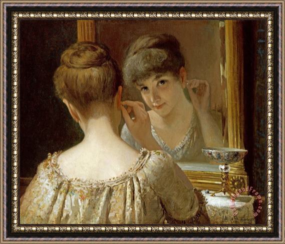 James Wells Champney The Coquette Framed Painting