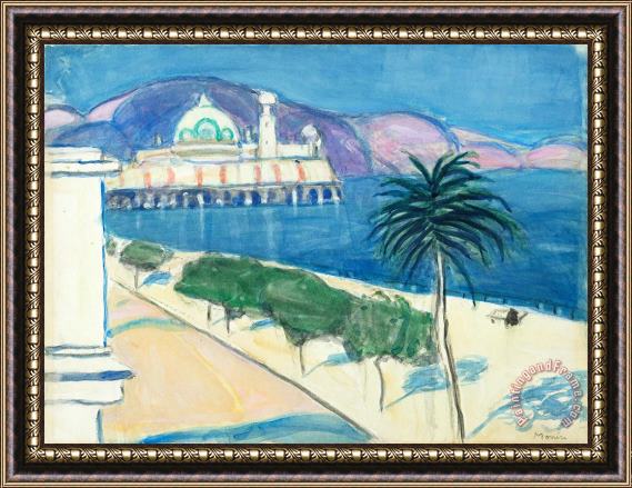 James Wilson Morrice Casino by The Sea Framed Painting