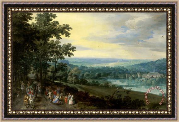 Jan Brueghel Woodland Fair Framed Print