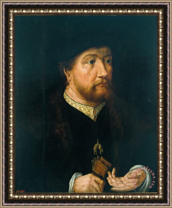 Jan Gossaert Henry III of Nassau Breda Framed Print
