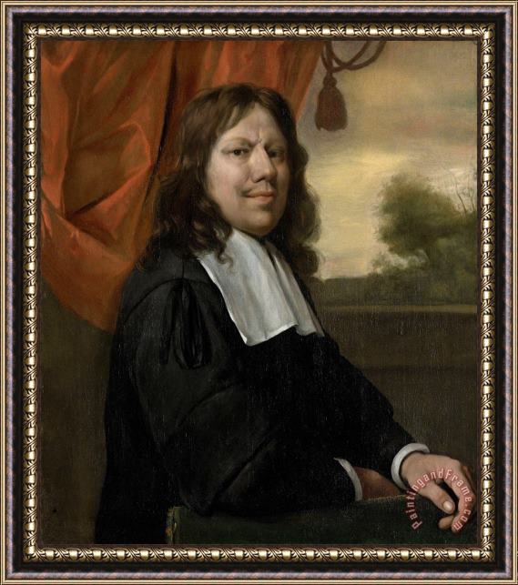 Jan Havicksz Steen Self Portrait Framed Painting