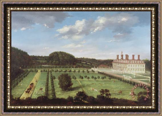 Jan Siberechts A View of Bayhall - Pembury Framed Painting