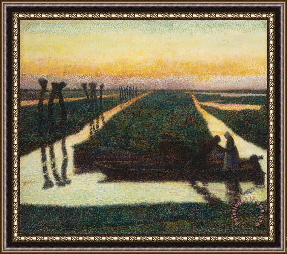 Jan Theodore Toorop Broek in Waterland Framed Print