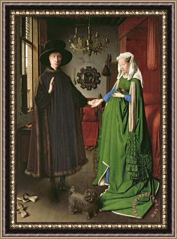 Jan van Eyck The Arnolfini Marriage Framed Painting
