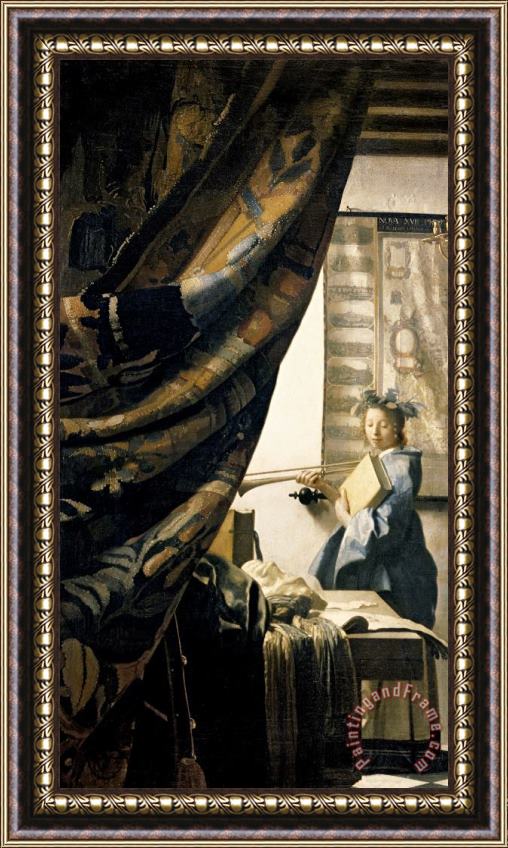 Jan Vermeer The Artist's Studio Framed Print