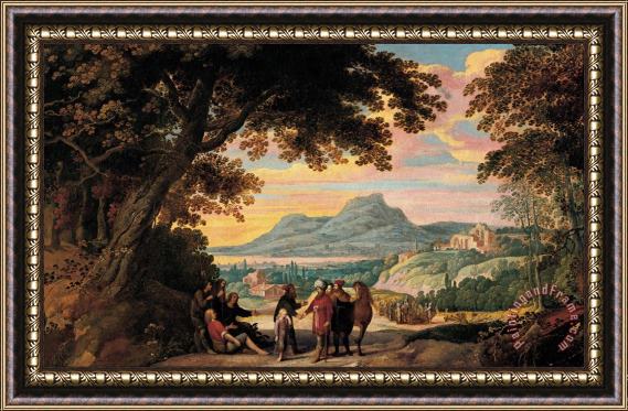 Jan Wildens Joseph Sold by His Brothers Framed Print