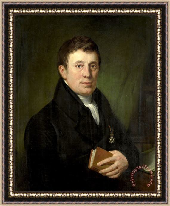 Jan Willem Pieneman Hendrik Harmen Klijn (1773 1856). Dichter Framed Painting