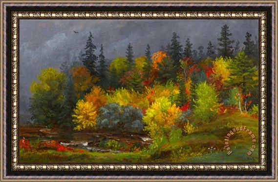 Jasper Francis Cropsey Autumn Foliage Framed Painting