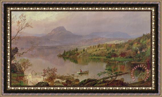 Jasper Francis Cropsey Sugarloaf from Wickham Lake Framed Painting