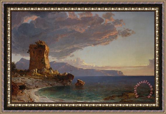 Jasper Francis Cropsey The Isle of Capri Framed Print