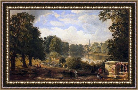 Jasper Francis Cropsey The Serpentine Framed Painting
