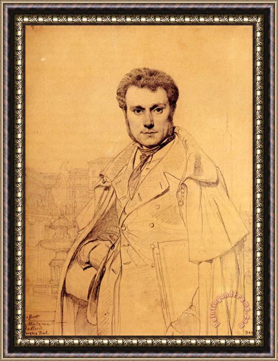 Jean Auguste Dominique Ingres Victor Baltard Framed Painting