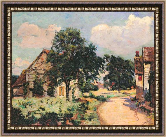 Jean Baptiste Armand Guillaumin Effect of the Sun Framed Painting