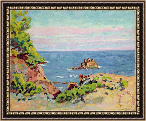 Jean Baptiste Armand Guillaumin The Baumettes Framed Painting