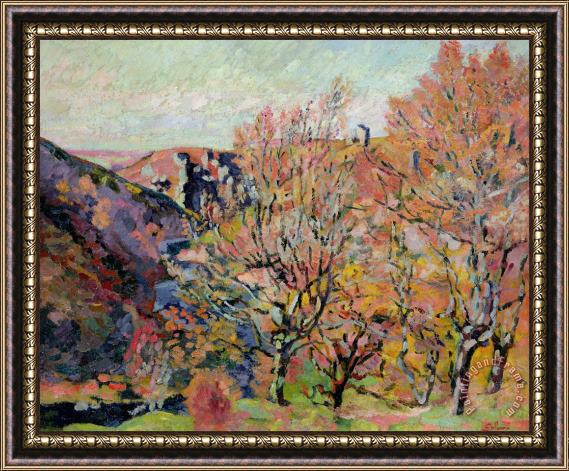 Jean Baptiste Armand Guillaumin The Valley of the Sedelle in Crozant Framed Painting