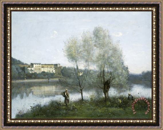 Jean Baptiste Camille Corot Ville D'avray Framed Painting