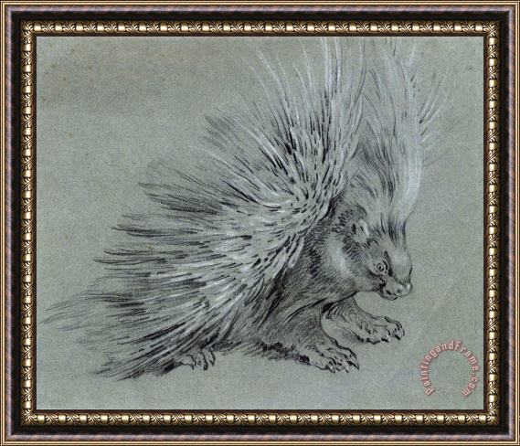 Jean Baptiste Oudry Porcupine Framed Painting