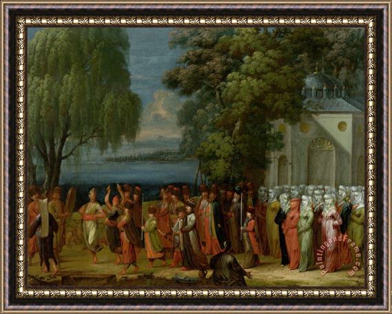 Jean Baptiste Vanmour Armenian Wedding Framed Painting