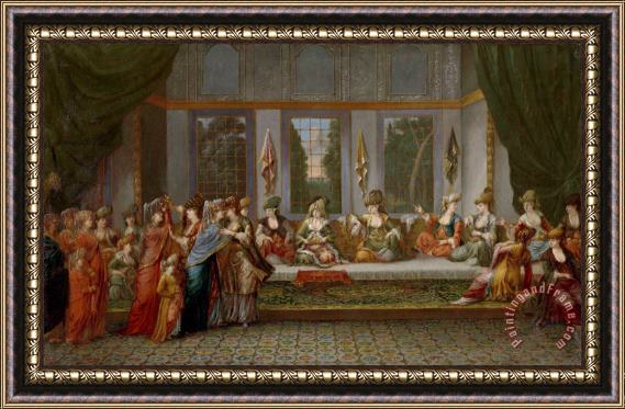 Jean Baptiste Vanmour Greek Wedding Framed Painting