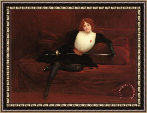 Jean Beraud The Swordswoman Framed Painting