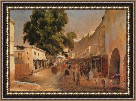 Jean Charles Langlois Algeria Framed Painting