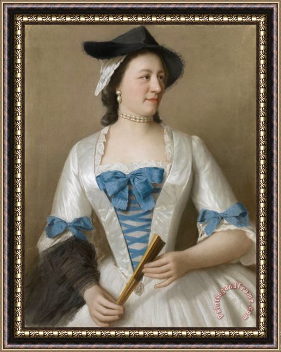Jean-Etienne Liotard Jeanne Elisabeth Sellon Framed Painting