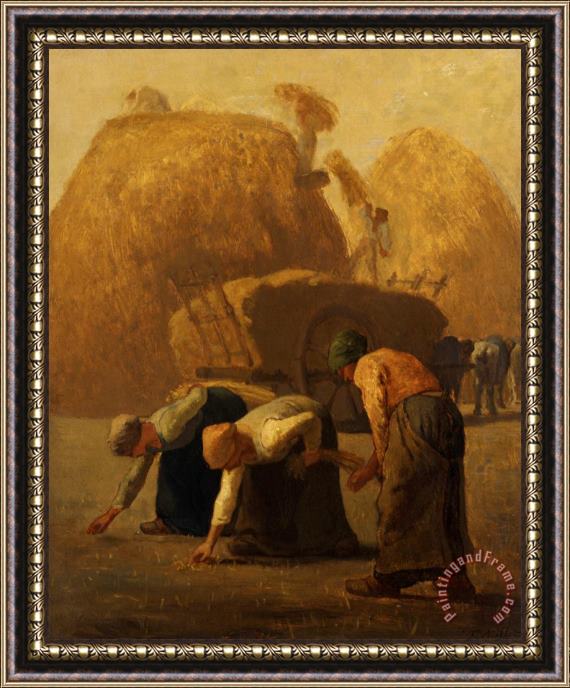 Jean-Francois Millet Summer, The Gleaners Framed Painting