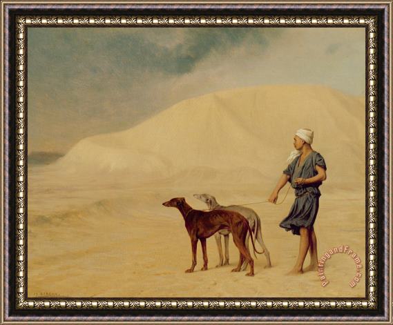 Jean Leon Gerome In the Desert Framed Print