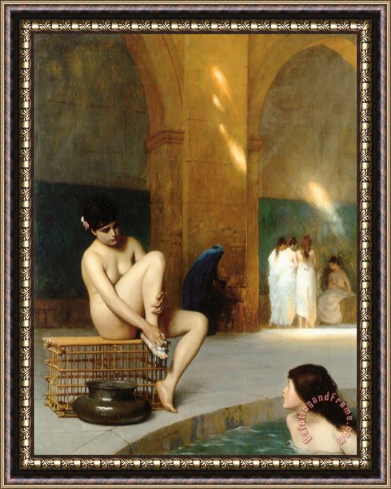 Jean Leon Gerome Nude Woman Framed Painting