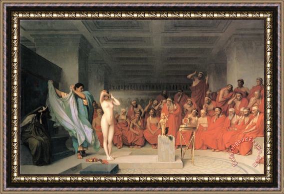 Jean Leon Gerome Phryne Before The Areopagus Framed Painting