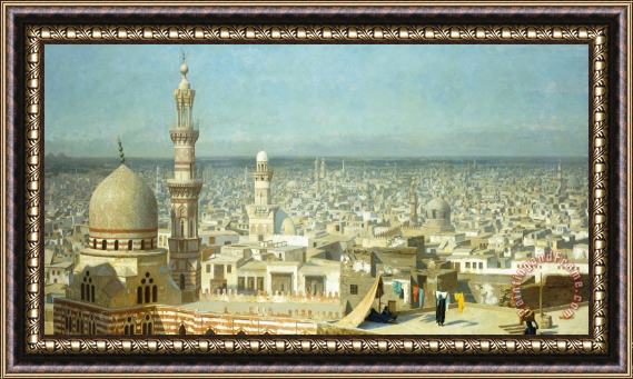 Jean Leon Gerome View Of Cairo Framed Print