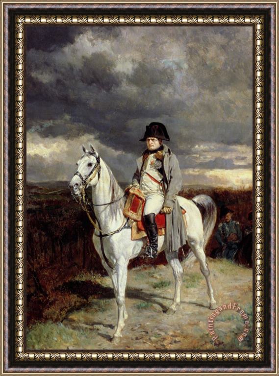 Jean-Louis Ernest Meissonier Napoleon Bonaparte Framed Painting