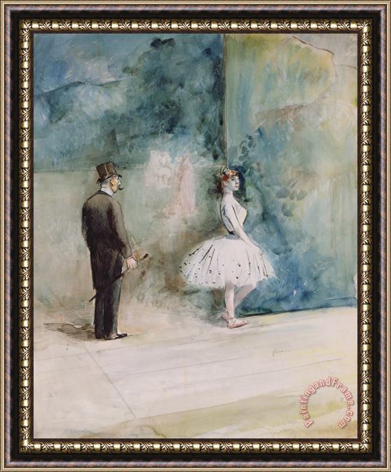 Jean Louis Forain The Dancer Framed Print