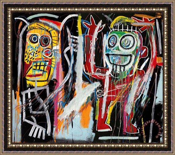 Jean-michel Basquiat Dustheads, 1982 Framed Print