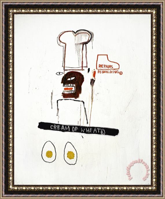 Jean-michel Basquiat Farina, 1984 Framed Print