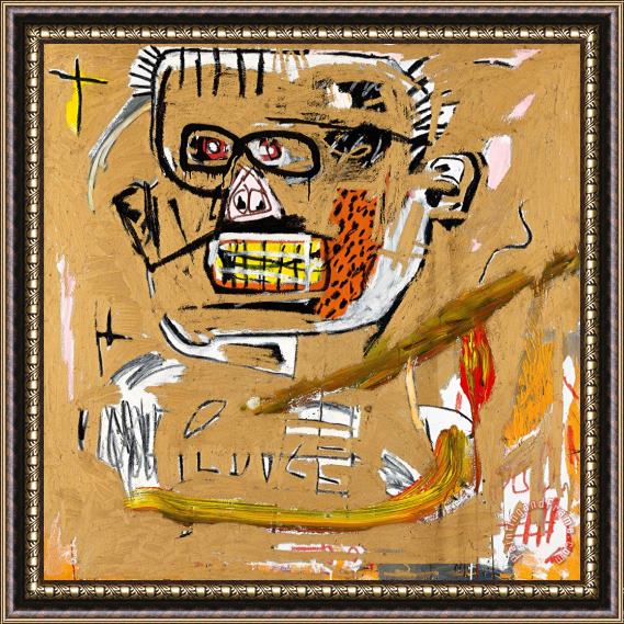 Jean-michel Basquiat Il Duce, 1982 Framed Print