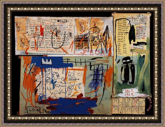 Jean-michel Basquiat Piscine Versus The Best Hotels Framed Print