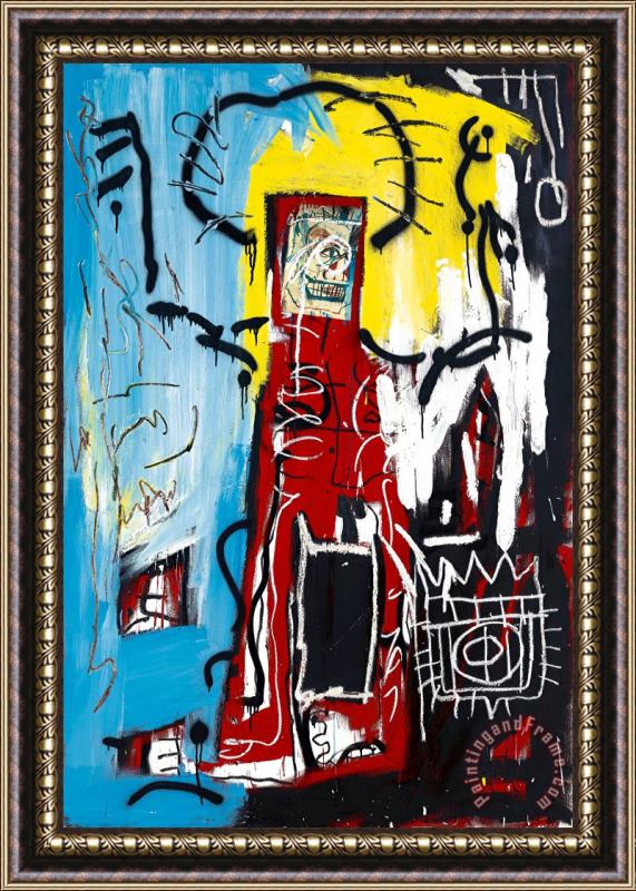 Jean-michel Basquiat Untitled (one Eyed Man Or Xerox Face), 1982 Framed Print