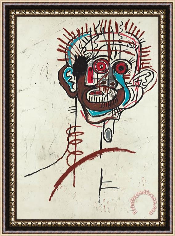 Jean-michel Basquiat Untitled, 1983 Framed Painting