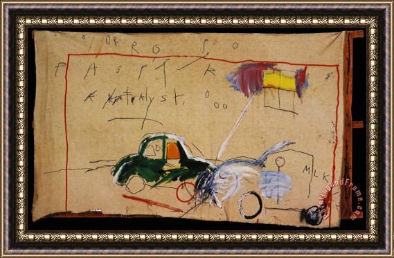 Jean-michel Basquiat Untitled 2 Framed Print
