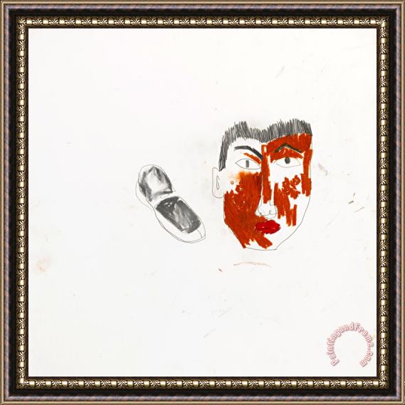 Jean-michel Basquiat Untitled Aka Portrait of Pierre Framed Print