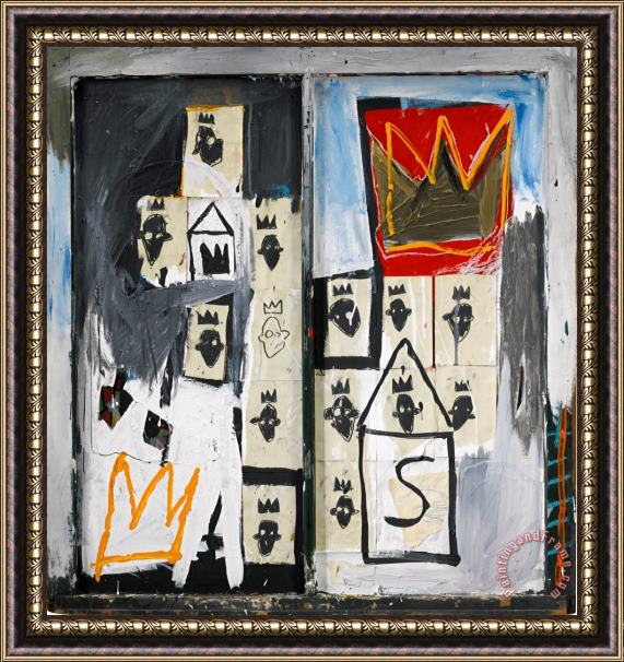 Jean-michel Basquiat Untitled  Framed Painting