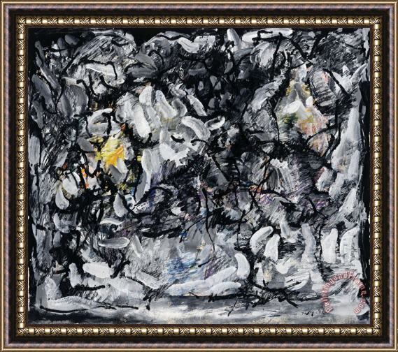 Jean-paul Riopelle Untitled, 1962 Framed Painting