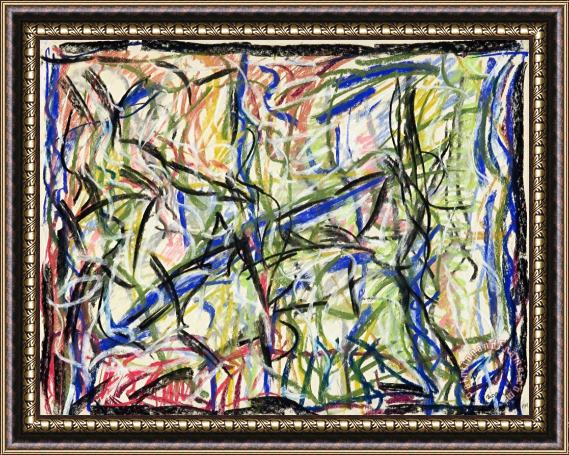 Jean-paul Riopelle Untitled, 1969 Framed Painting