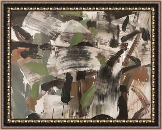 Jean-paul Riopelle Untitled, Ca. 1958 Framed Painting