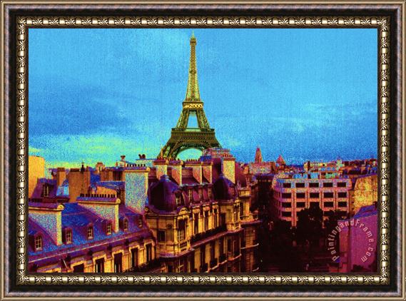 Jeanette Korab Paris Framed Painting