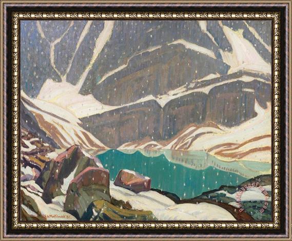 J.E.H. MacDonald Mountain Solitude (lake Oesa) Framed Print