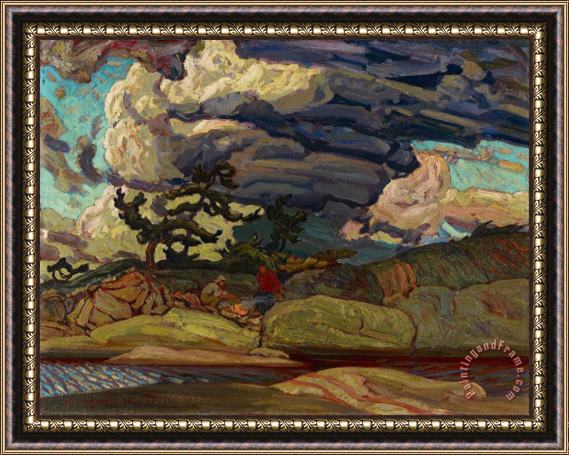 J.e.h. Macdonald The Elements Framed Painting
