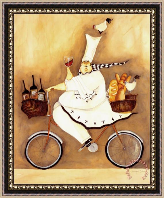 Jennifer Garant Chef to Go Framed Painting