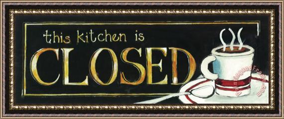 Jennifer Garant Kitchen Closed Framed Print